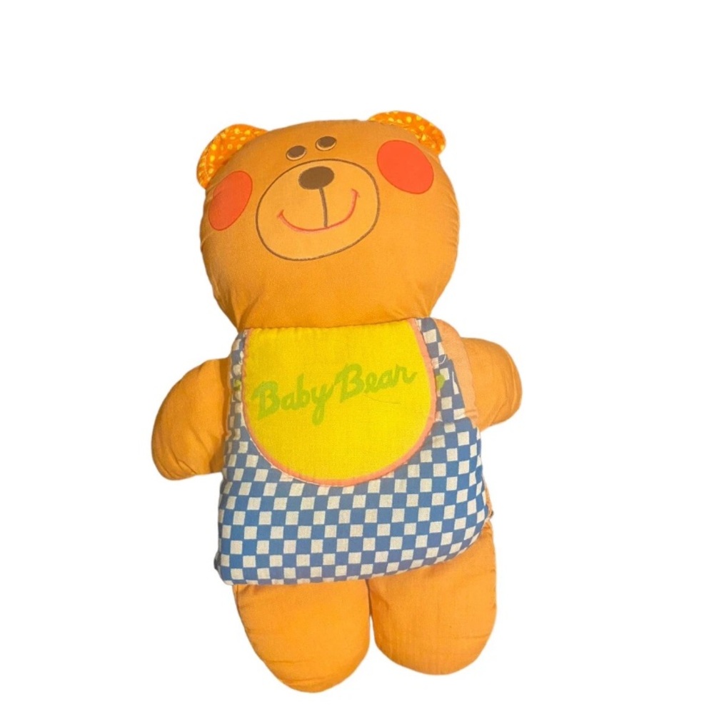 1974 Vintage Orange Plush Toy